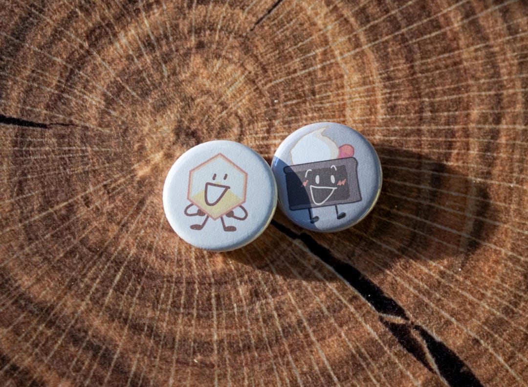 BFDI Loser and Cake Pin Button Set - Etsy