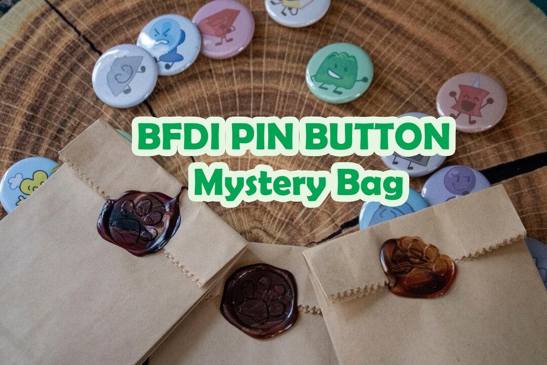 BFDI Mystery Bag of 3 Pins - Etsy
