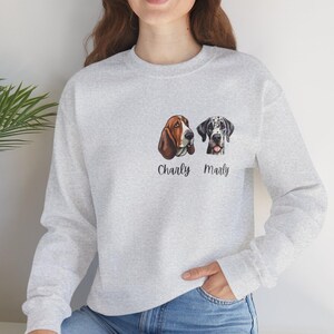 Custom Dog Mom Sweatshirt, Custom Dog Dad Sweatshirt, Personalized Dog Sweatshirt, Dog Lover Sweatshirt, Gift for Dog Mom,Father&#39;s Day Gift