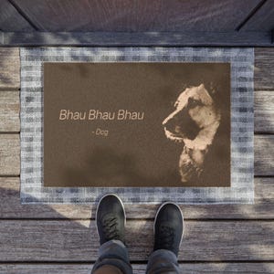 Aanpasbare deurmat voor huisdieren | Aangepaste welkomstmat | Perfect cadeau voor hondenliefhebbers | Gepersonaliseerde deurmat | Woondecoraties | Grappig housewarmingcadeau