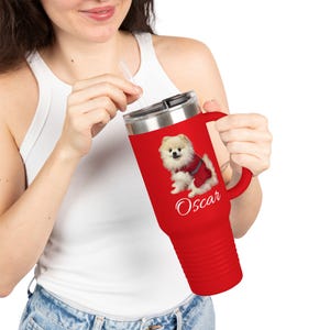 Custom Pet Tumbler, Custom Dog Tumbler, Personalized Pet Tumbler, Custom Cat Tumbler, Custom Travel Mug, Pet Lover Gift, Custom  Tumbler