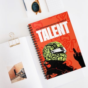 Lando Norris F1 Collectible Notebook - 6&quot;x8&quot; McLaren Racing Journal, Iconic Radio Message Cover, Perfect for F1 Fans