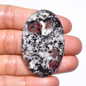 Cabujón de rubí ovalado 100% natural para la fabricación de joyas, 67,5 ct. 44 x 28 x 6 mm KJ-549