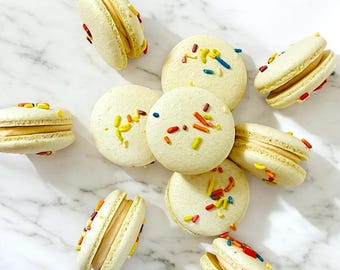 All Natural Birthday Vegan Macarons