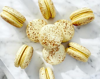 All Natural Snicker Vegan Macarons