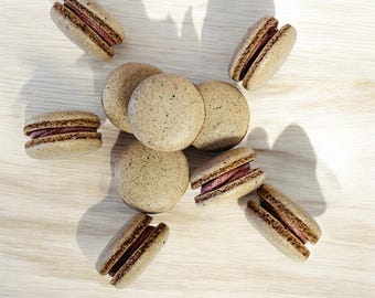 All Natural Acai Vegan Macarons