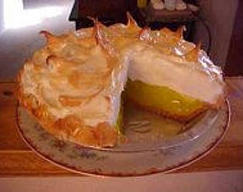 Replica Lemon Meringue Pie with Slice Out Also on Our Website