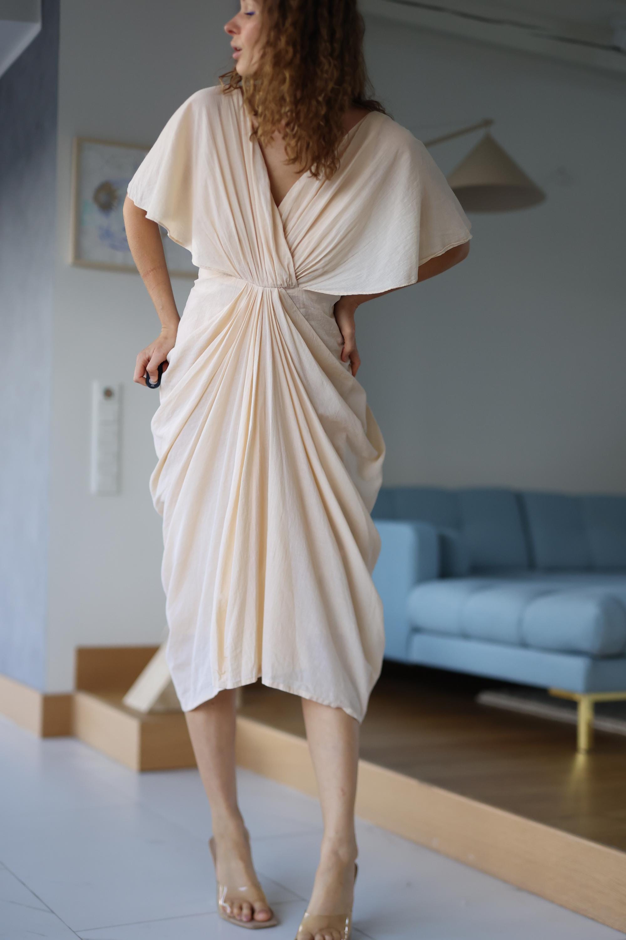 white christmas dresses Echo Drape Dress - XXS