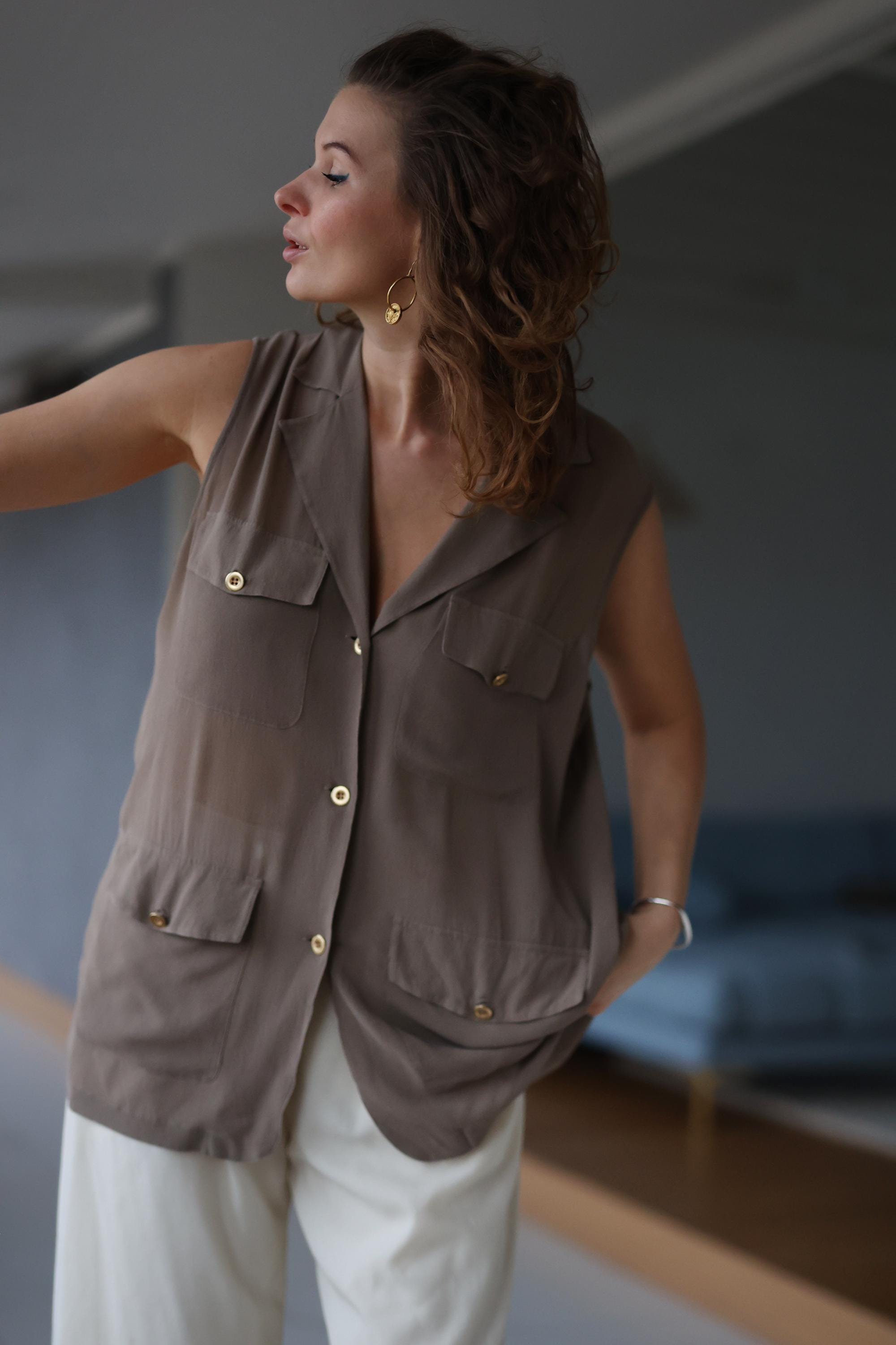 Long Sheer Vest - Etsy - Page 2