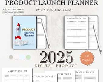 Produkteinführung Planer und Organizer, Business Planer, Marketing Planer, Event Planer, Unternehmer Geschenk, Business Geschenk, Office Organizer
