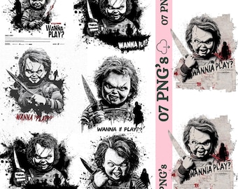Horror Character Sublimation PNG Bundle Png Scary Movie Png | Horror Movie Png Halloween scary movie sublimation Bundle Killer Halloween Png