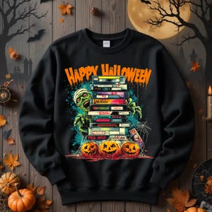 Halloween Filme VHS Png 90er Jahre Stil Retro Vintage Halloween Png Vintage Horror Halloween Design Png Horrorfilm Nacht Scary Halloween PNG