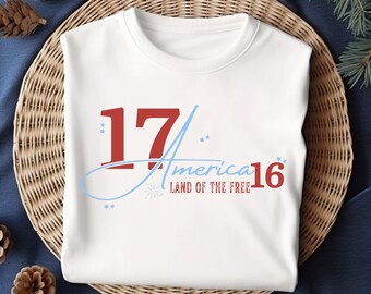 Camiseta PNG de América de 1776, diseño de sublimación gratuito, descarga digital patriótica, Día de la Independencia, imprimible, arte de sublimación del 4 de julio
