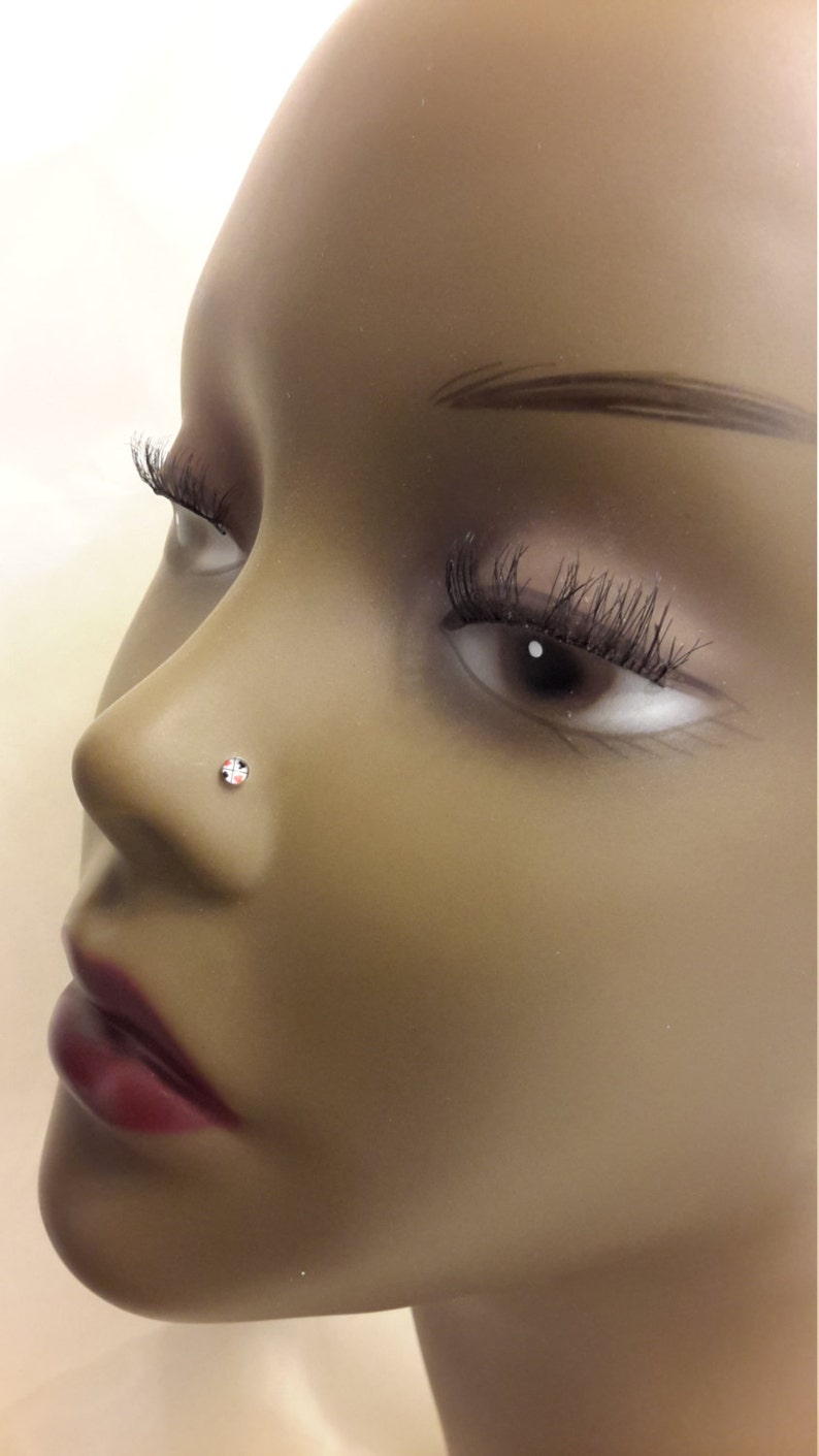 1 PATTERNED nose stud image 5