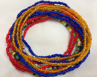 Colors Unzipped - WAIST BEADS 3mm beads