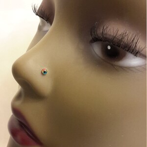 1 PATTERNED nose stud image 3