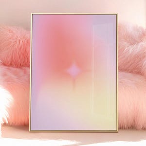 Minimalistyczna, abstrakcyjna, różowa dekoracja „Pink Blush” dla kosmetologów i do domu, oryginalny projekt artysty, niedroga dekoracja ścienna do salonu kosmetycznego.