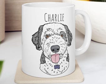 Custom Pet Mug Using Pet Photo Cat  Dog Ceramic Personalized  Christmas Gift