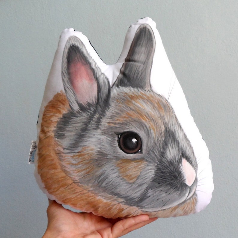 Custom Pet Pillow Bunny Pillow Rabbit pillow Personalized Etsy