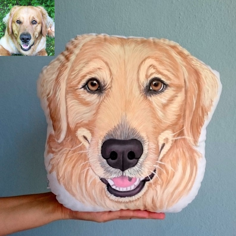 Custom Pet Pillow Personalized Gift for Pet Lovers Cat | Etsy