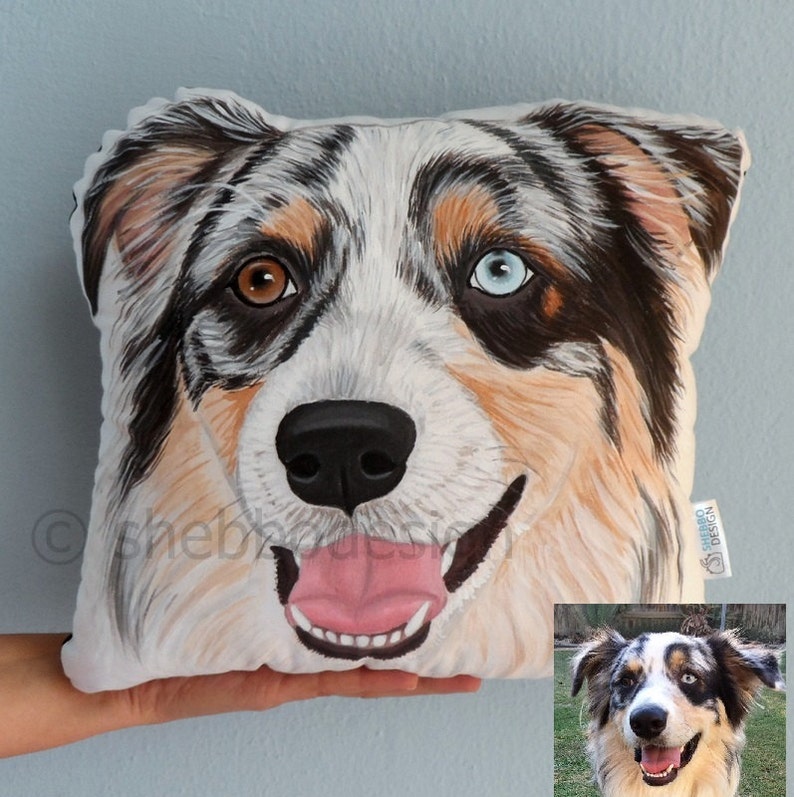 Custom Pet Pillow Dog Pillow Cat Pillow Personalized gift Etsy