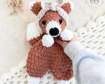 Crochet Fox Lovey: Customizable Colors, Made to Order