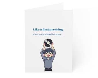 Funny DJ Birthday Card: Record Collector Music Fan Gift