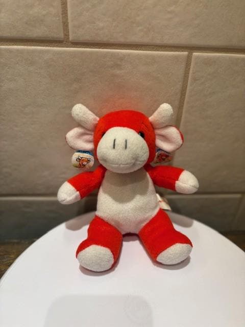 Plaque Décorative La Vache Qui Rit - 19 X 24 Cm - Avec Crochets - Très Bon état