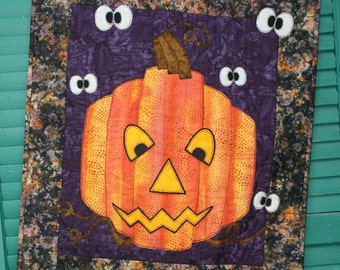 Jack's Many Faces-Kit and Pattern for Halloween Wall Hanging