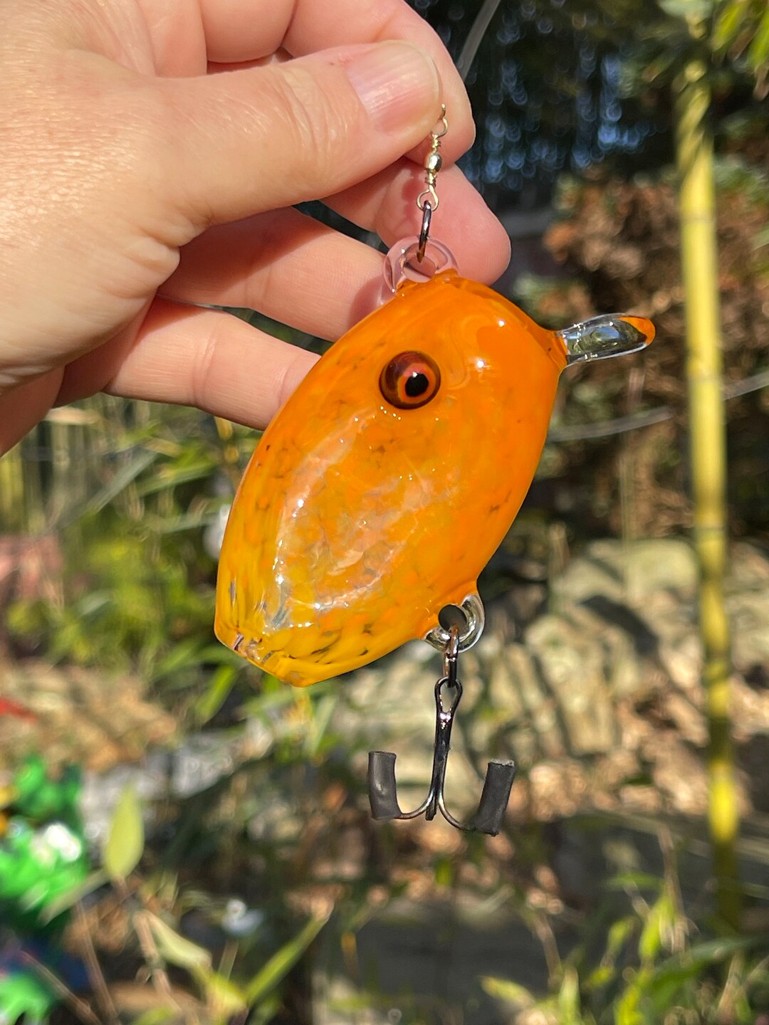 Glass Pipe, Fishing Lure Pipe, Pyrex, Chillum, Read Age Rules Etsy