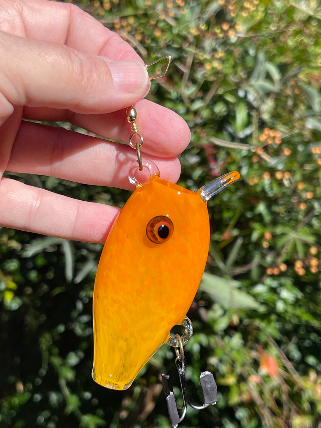 Glass Fishing Lure Tackle Box Pipe READ RULES in Description Etsy