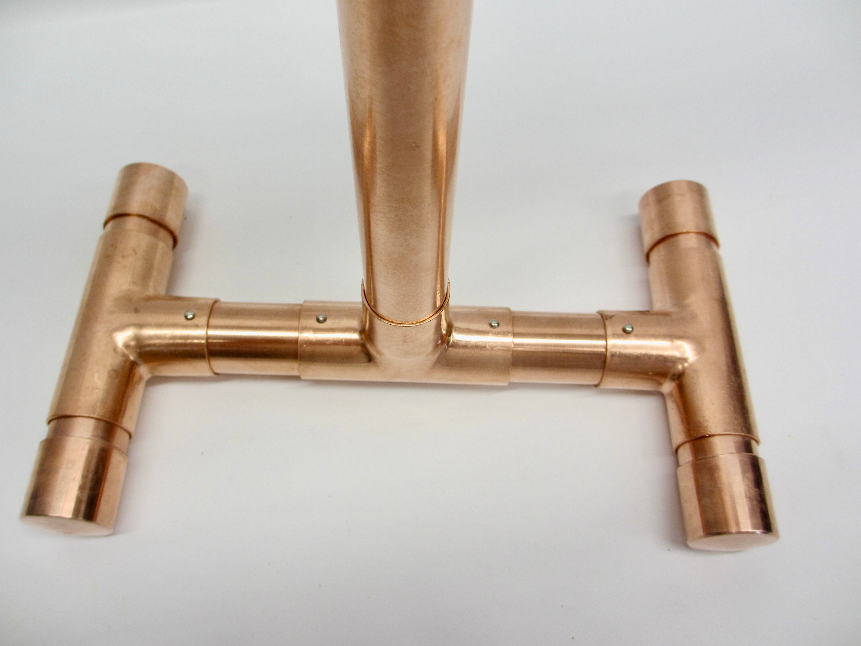 Standing Copper Toilet Paper Stand Free standing toilet Etsy