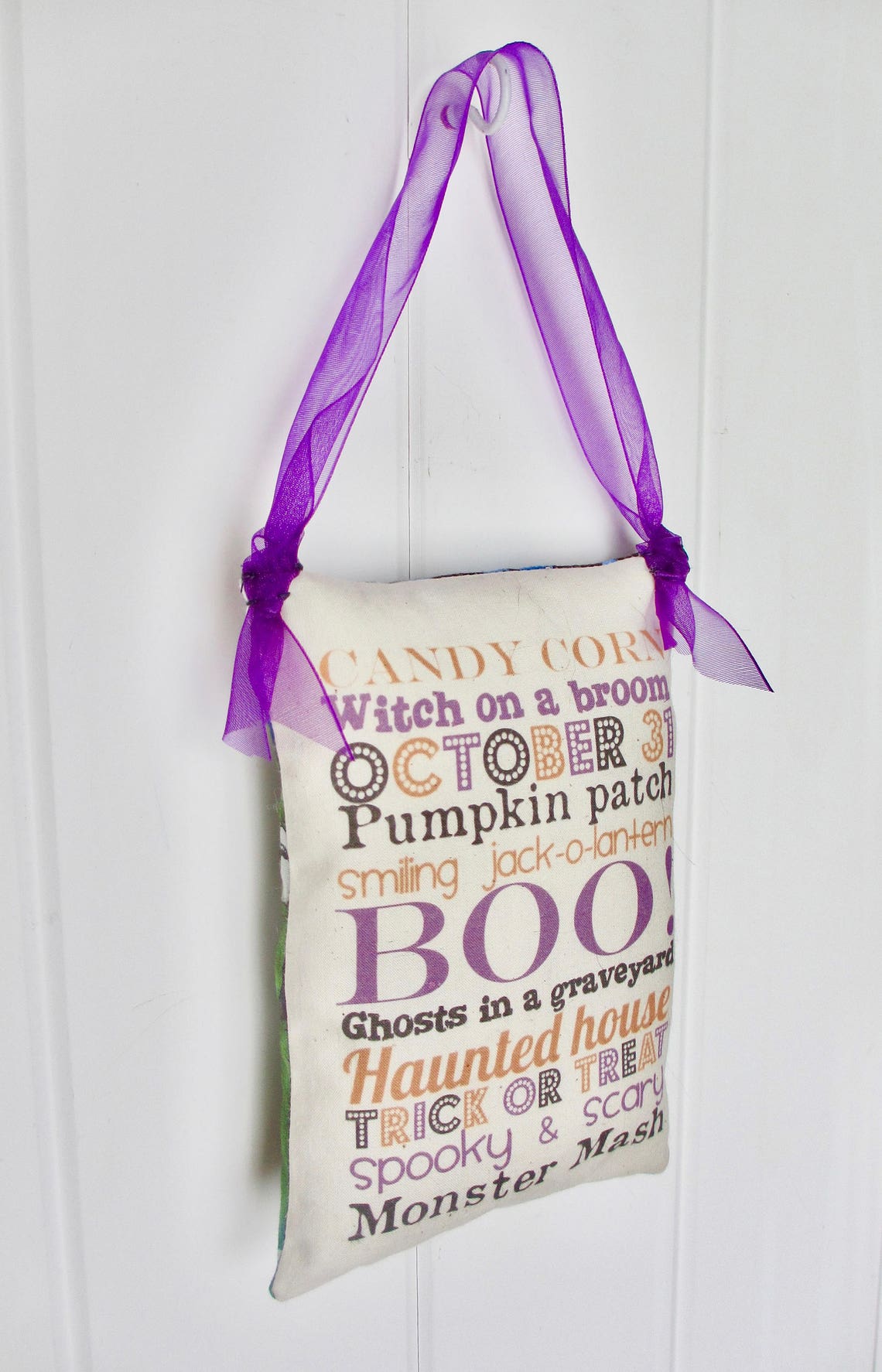 Halloween Door Knob Hanger Halloween Decor Subway Art Etsy