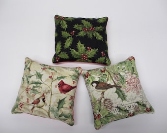 Balsam fir mini pillow sachet | Pine scent | Natural room freshener | Christmas tree scented tuck | room freshener | Cabin lodge decor