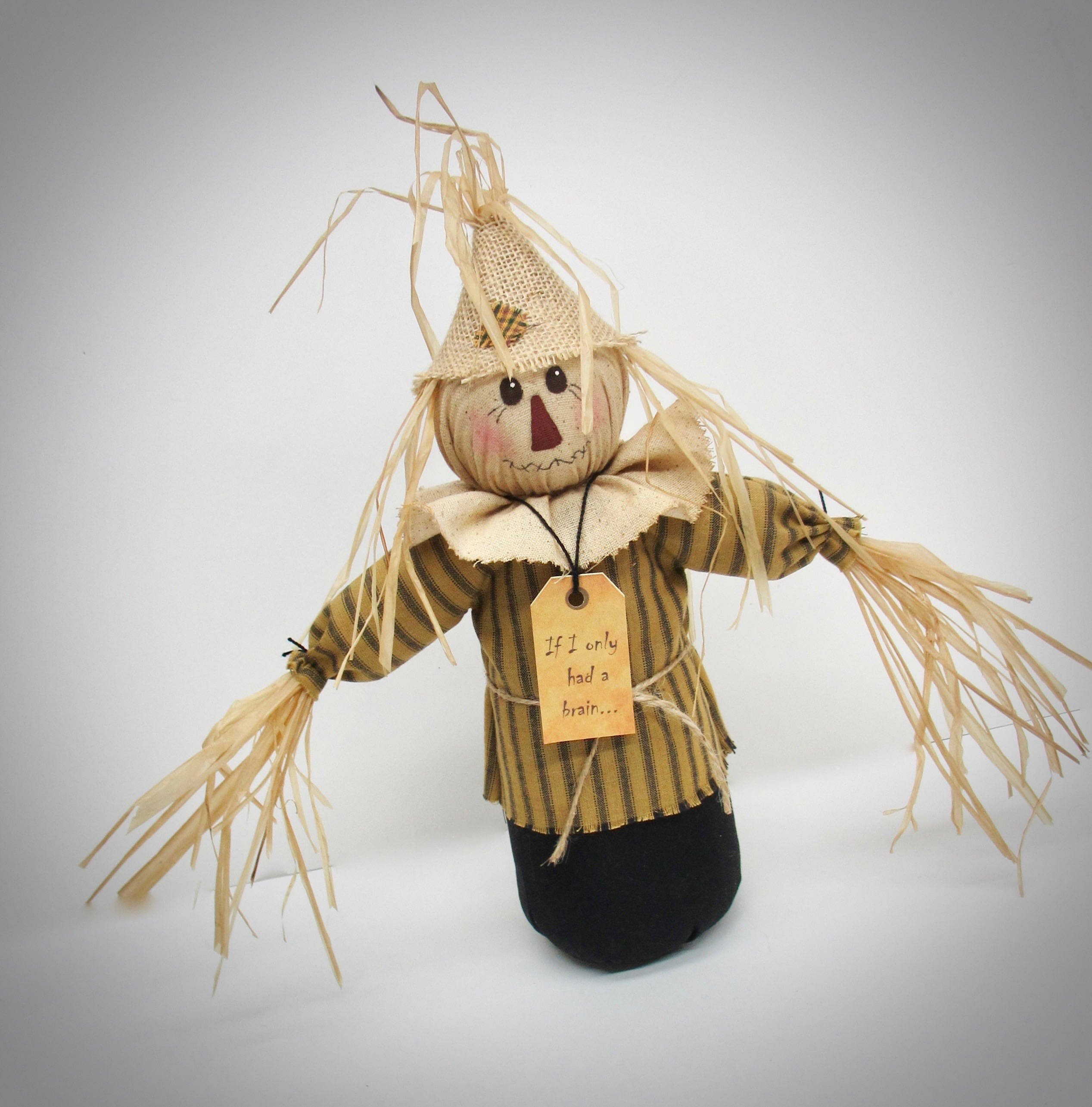 Farmhouse Scarecrow Autumn table centerpiece Scarecrow doll Fall Home