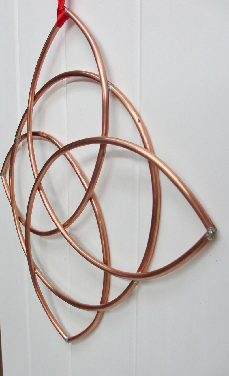 Celtic Dara Knot Celtic Home Decor Copper Wall Art Oak Etsy