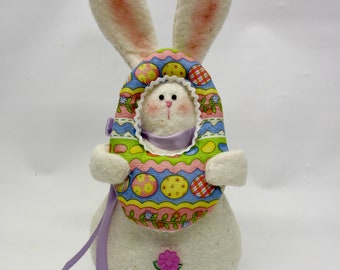 Plush Easter bunny decor | Bunny decoration | Easter decoration | Easter home decor | Easter basket filler | Farmhouse Spring bunny