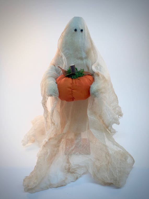Primitive Halloween Ghost Decorations | All Hallows Eve | Ghost Decor | Farmhouse Halloween  | Halloween home decor | Primitive Halloween