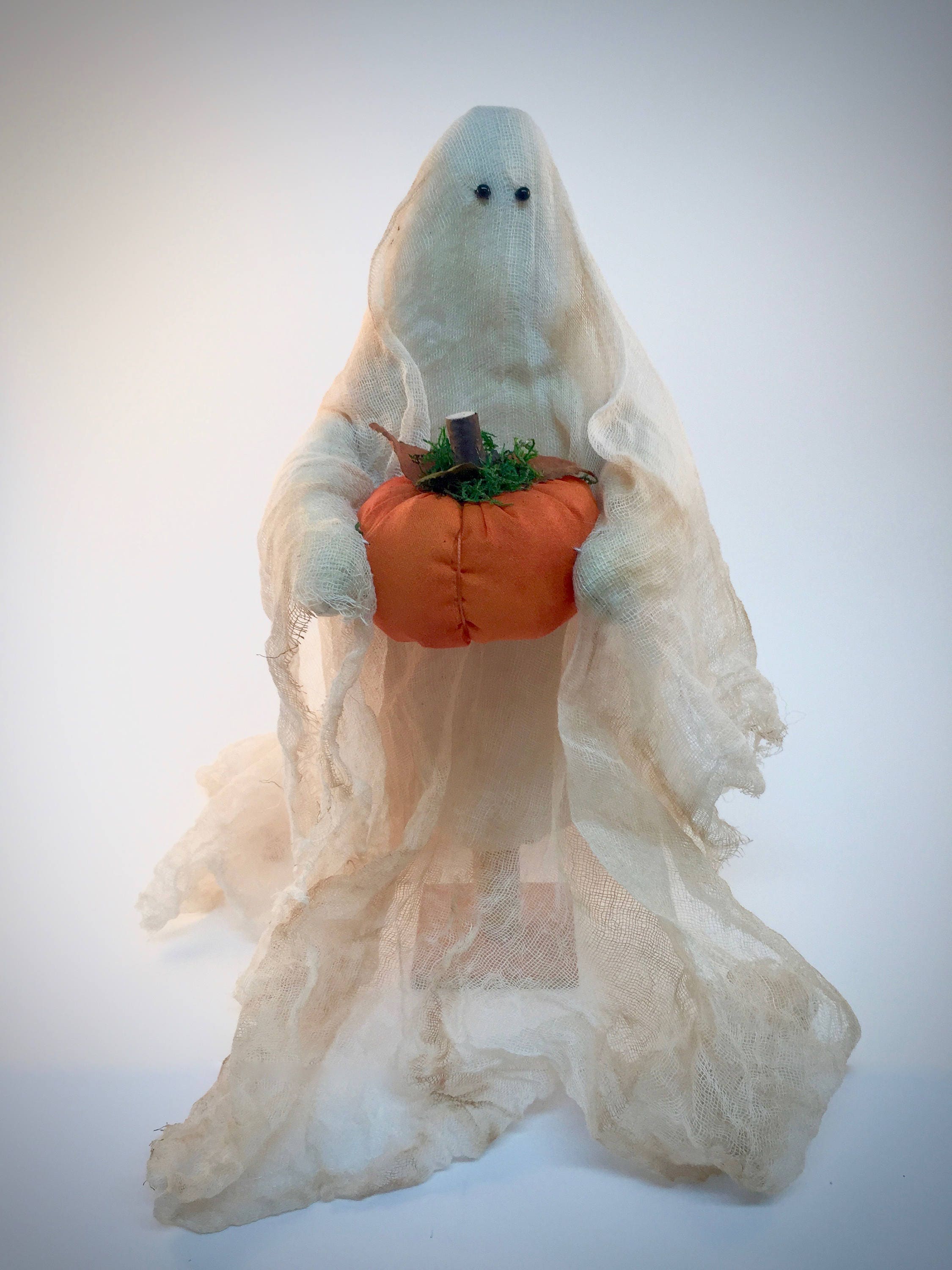 Primitive Halloween Ghost Decorations | All Hallows Eve | Ghost Decor | Farmhouse Halloween  | Halloween home decor | Primitive Halloween