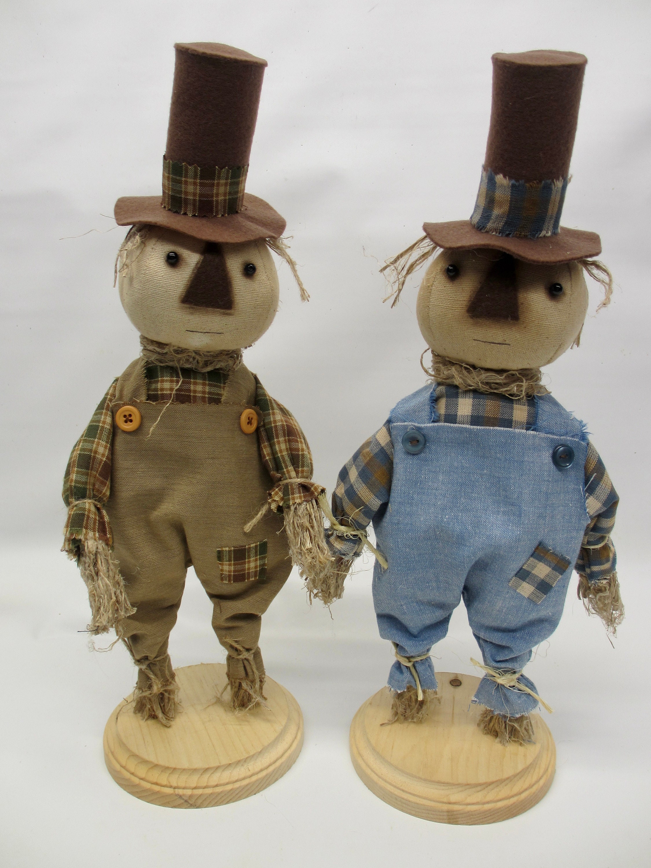 Primitive Handmade Scarecrow Doll Table Décor