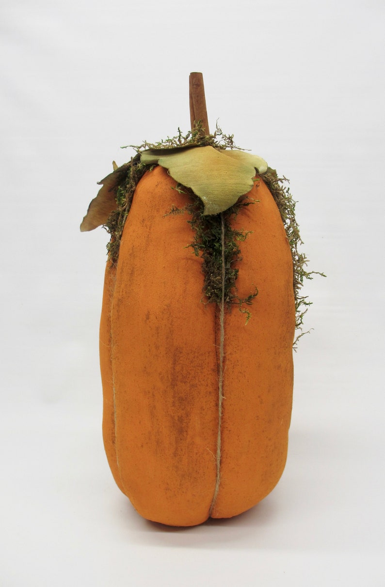 Tall Skinny Pumpkin Pumpkin Decor Fall pumpkin decoration pumpkin centerpiece Rustic Primitive pumpkin image 3