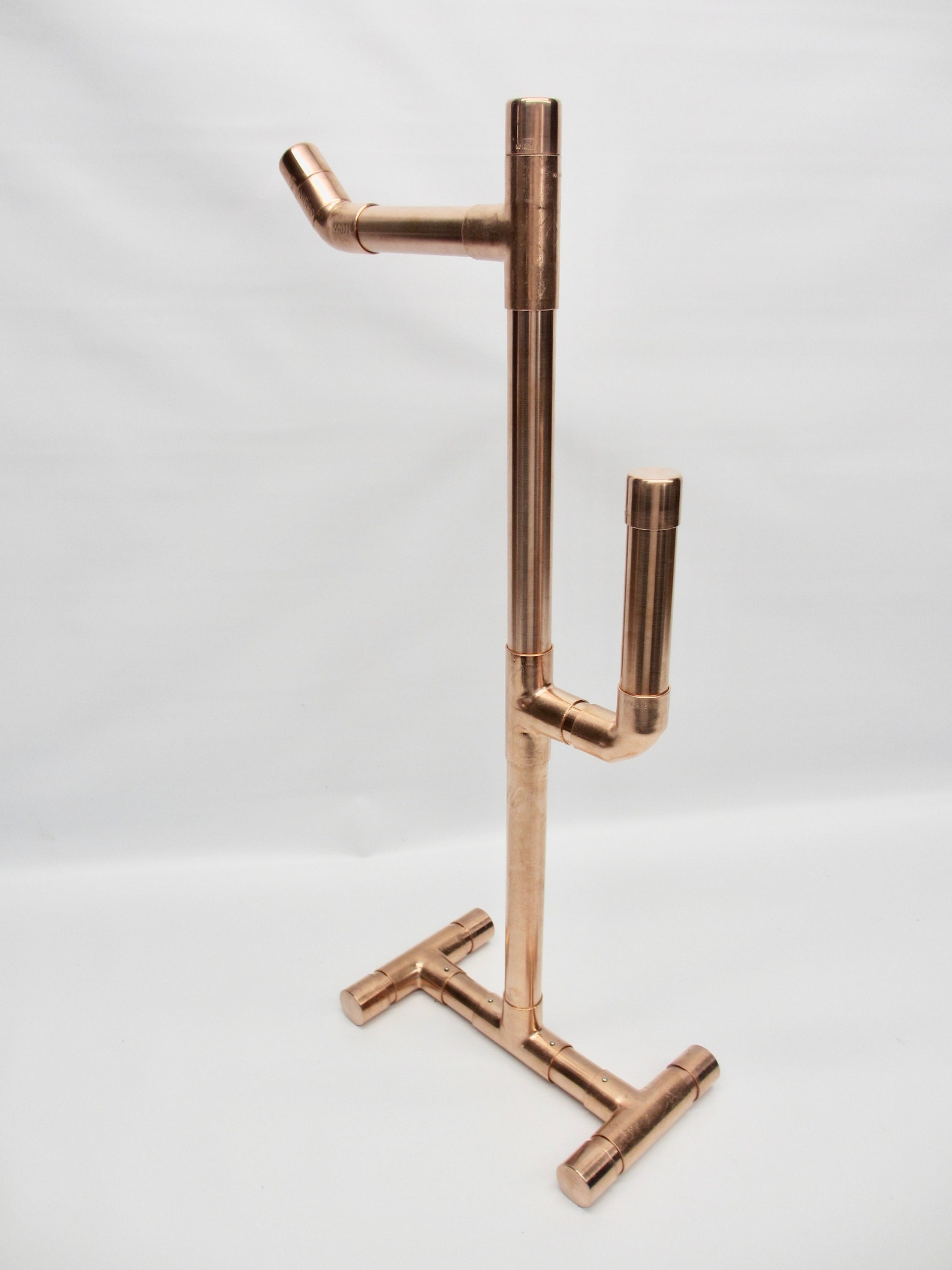 Standing Copper Toilet Paper Stand Free standing toilet Etsy