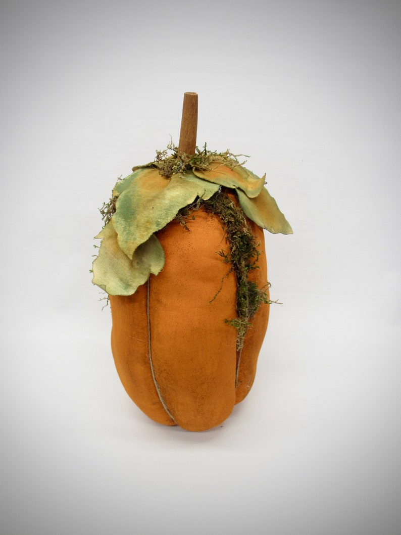 Tall Skinny Pumpkin Pumpkin Decor Fall pumpkin decoration pumpkin centerpiece Rustic Primitive pumpkin image 2