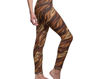 Tiger Stripes Women's Leggings, Yoga Pants