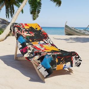 Graffiti Beach Towel