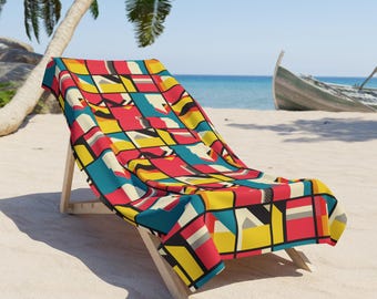 Strandhanddoek uit de jaren 80