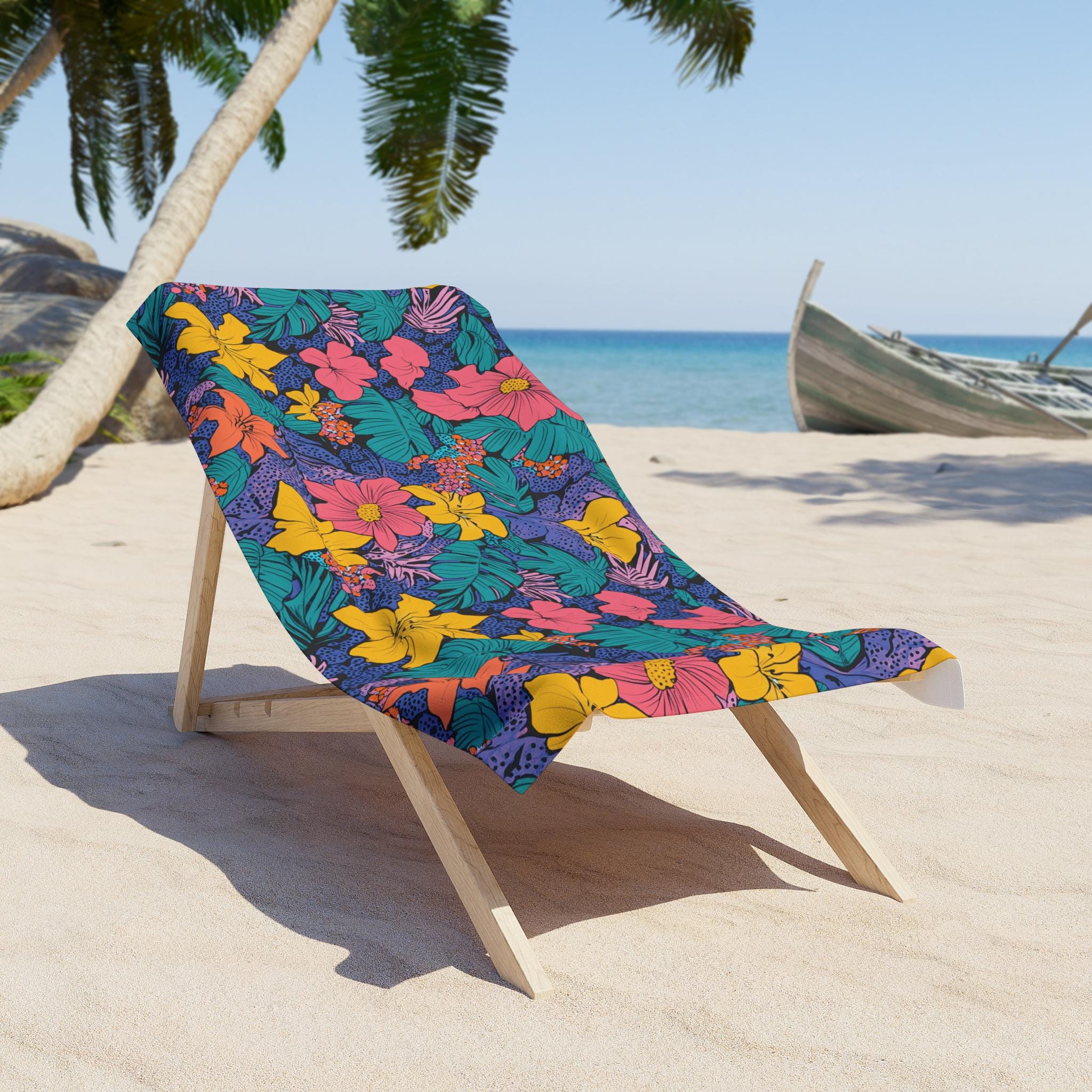 KITH Floral Stripe Beach Towel バスタオル 80s Floral Beach Towel - Etsy