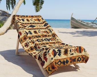 Serviette de plage égyptienne hiéroglyphe