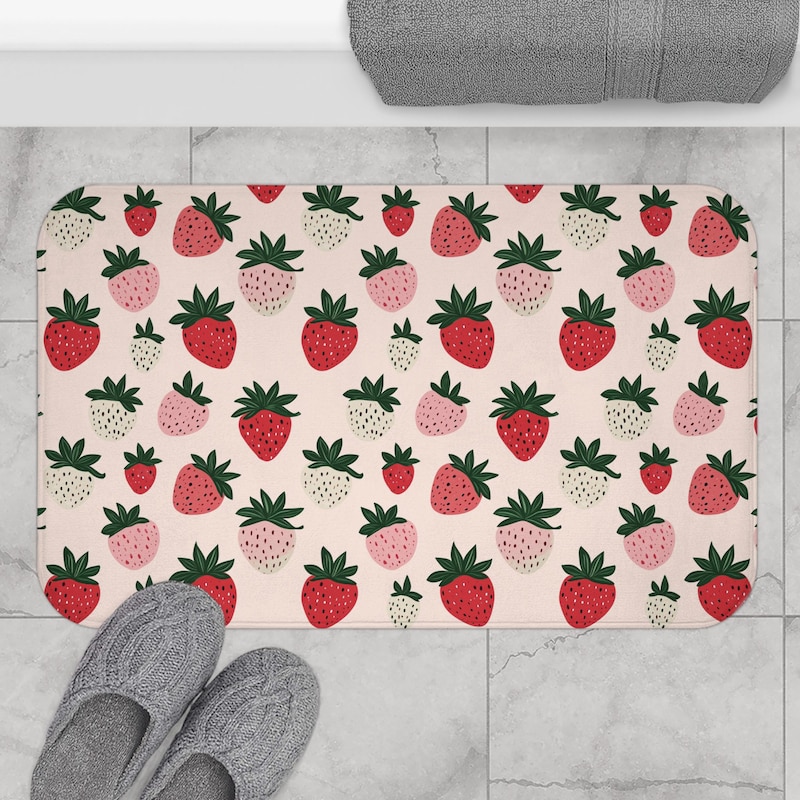 Strawberry Rug - Etsy