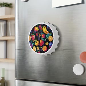 Mixed Fruits Bottle Opener - Unique Bar Tool, Kitchen Accessory, Barware, Gift for Him and Her, Housewarming Present